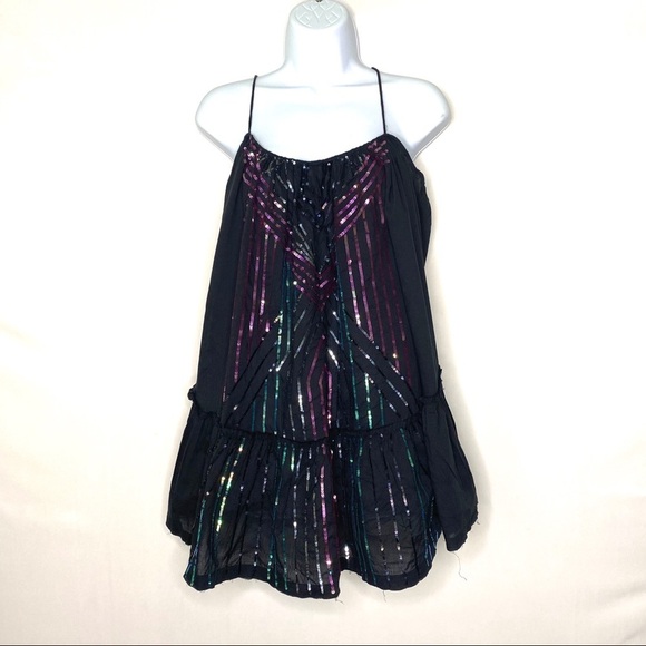 Free People Tops - Free People Top Sequin Trapeze Tunic Babydoll - XS